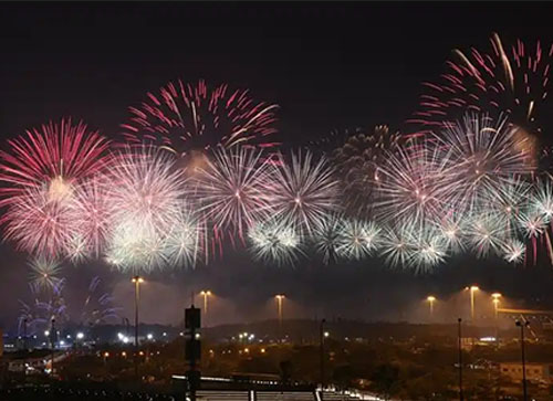 福安市焰火晚会